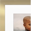 image:imageAmericanflat 8x8 Picture Frame  Matted to 5x5  Engineered Wood  White  Shatterresistant glass wall or tabletop display with included easel sawtooth hangers included secure turntab backingGold