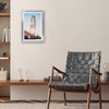 image:imageAmericanflat 8x8 Picture Frame  Matted to 5x5  Engineered Wood  White  Shatterresistant glass wall or tabletop display with included easel sawtooth hangers included secure turntab backingSilver