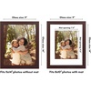 image:imageAmericanflat 8x8 Picture Frame  Matted to 5x5  Engineered Wood  White  Shatterresistant glass wall or tabletop display with included easel sawtooth hangers included secure turntab backingMahogany