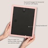 image:imageAmericanflat 8x8 Picture Frame  Matted to 5x5  Engineered Wood  White  Shatterresistant glass wall or tabletop display with included easel sawtooth hangers included secure turntab backingPink