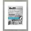 image:imageAmericanflat 8x8 Picture Frame  Matted to 5x5  Engineered Wood  White  Shatterresistant glass wall or tabletop display with included easel sawtooth hangers included secure turntab backingGrey Wood