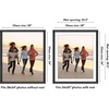 image:imageAmericanflat 8x8 Picture Frame  Matted to 5x5  Engineered Wood  White  Shatterresistant glass wall or tabletop display with included easel sawtooth hangers included secure turntab backingBlack