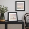 image:imageAmericanflat 8x8 Picture Frame  Matted to 5x5  Engineered Wood  White  Shatterresistant glass wall or tabletop display with included easel sawtooth hangers included secure turntab backingBlack