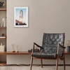 image:imageAmericanflat 8x8 Picture Frame  Matted to 5x5  Engineered Wood  White  Shatterresistant glass wall or tabletop display with included easel sawtooth hangers included secure turntab backingWhite