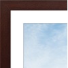 image:imageAmericanflat 8x8 Picture Frame  Matted to 5x5  Engineered Wood  White  Shatterresistant glass wall or tabletop display with included easel sawtooth hangers included secure turntab backingMahogany
