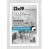 image:imageAmericanflat 8x8 Picture Frame  Matted to 5x5  Engineered Wood  White  Shatterresistant glass wall or tabletop display with included easel sawtooth hangers included secure turntab backingWhite