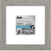 image:imageAmericanflat 8x8 Picture Frame  Matted to 5x5  Engineered Wood  White  Shatterresistant glass wall or tabletop display with included easel sawtooth hangers included secure turntab backingGrey Wood
