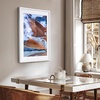 image:imageAmericanflat 8x8 Picture Frame with ShatterResistant Glass  Use as 4x4 Frame with Mat or Display 8x8 Photo Without Mat  Signature Collection  Square Frames for Tabletop and Wall Display  White  Shatterresistant glass wall or tabletop display with included easel sawtooth hangers included use with or without matWhite