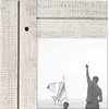image:imageAmericanflat Hinged 4x6 Triple Picture Frame with 3 Photo Openings and Polished Glass  Distressed Wood Collage Picture Frames for Tabletop and Wall Display  Hampton Collection  Charcoal Black  Polished glass wall or tabletop display with included easel sawtooth hangers included fits photos posters and artAspen White