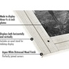 image:imageAmericanflat Hinged 4x6 Triple Picture Frame with 3 Photo Openings and Polished Glass  Distressed Wood Collage Picture Frames for Tabletop and Wall Display  Hampton Collection  Charcoal Black  Polished glass wall or tabletop display with included easel sawtooth hangers included fits photos posters and artAspen White