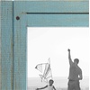 image:imageAmericanflat Hinged 4x6 Triple Picture Frame with 3 Photo Openings and Polished Glass  Distressed Wood Collage Picture Frames for Tabletop and Wall Display  Hampton Collection  Charcoal Black  Polished glass wall or tabletop display with included easel sawtooth hangers included fits photos posters and artTurquoise
