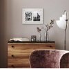 image:imageAmericanflat Hinged 4x6 Triple Picture Frame with 3 Photo Openings and Polished Glass  Distressed Wood Collage Picture Frames for Tabletop and Wall Display  Hampton Collection  Charcoal Black  Polished glass wall or tabletop display with included easel sawtooth hangers included fits photos posters and artAspen White