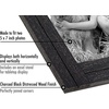 image:imageAmericanflat Hinged 4x6 Triple Picture Frame with 3 Photo Openings and Polished Glass  Distressed Wood Collage Picture Frames for Tabletop and Wall Display  Hampton Collection  Charcoal Black  Polished glass wall or tabletop display with included easel sawtooth hangers included fits photos posters and artCharcoal