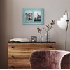 image:imageAmericanflat Hinged 4x6 Triple Picture Frame with 3 Photo Openings and Polished Glass  Distressed Wood Collage Picture Frames for Tabletop and Wall Display  Hampton Collection  Charcoal Black  Polished glass wall or tabletop display with included easel sawtooth hangers included fits photos posters and artTurquoise