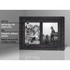image:imageAmericanflat Hinged 4x6 Triple Picture Frame with 3 Photo Openings and Polished Glass  Distressed Wood Collage Picture Frames for Tabletop and Wall Display  Hampton Collection  Charcoal Black  Polished glass wall or tabletop display with included easel sawtooth hangers included fits photos posters and artCharcoal