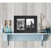 image:imageAmericanflat Hinged 4x6 Triple Picture Frame with 3 Photo Openings and Polished Glass  Distressed Wood Collage Picture Frames for Tabletop and Wall Display  Hampton Collection  Charcoal Black  Polished glass wall or tabletop display with included easel sawtooth hangers included fits photos posters and artCharcoal