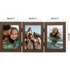 image:imageAmericanflat Hinged 8x10 Picture Frame with ShatterResistant Glass  Double Picture Frames with Engineered Wood  Signature Collection  Photo Frame for Tabletop Display  WhiteWalnut