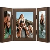 image:imageAmericanflat Hinged 8x10 Picture Frame with ShatterResistant Glass  Double Picture Frames with Engineered Wood  Signature Collection  Photo Frame for Tabletop Display  WhiteWalnut