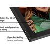image:imageAmericanflat Hinged 8x10 Picture Frame with ShatterResistant Glass  Double Picture Frames with Engineered Wood  Signature Collection  Photo Frame for Tabletop Display  WhiteBlack