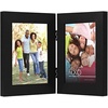 image:imageAmericanflat Hinged 8x10 Picture Frame with ShatterResistant Glass  Double Picture Frames with Engineered Wood  Signature Collection  Photo Frame for Tabletop Display  WhiteBlack