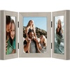 image:imageAmericanflat Hinged 8x10 Picture Frame with ShatterResistant Glass  Double Picture Frames with Engineered Wood  Signature Collection  Photo Frame for Tabletop Display  WhiteDriftwood
