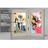 image:imageAmericanflat Hinged 8x10 Picture Frame with ShatterResistant Glass  Double Picture Frames with Engineered Wood  Signature Collection  Photo Frame for Tabletop Display  WhiteDriftwood