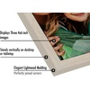 image:imageAmericanflat Hinged 8x10 Picture Frame with ShatterResistant Glass  Double Picture Frames with Engineered Wood  Signature Collection  Photo Frame for Tabletop Display  WhiteLight Wood