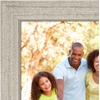 image:imageAmericanflat Hinged 8x10 Picture Frame with ShatterResistant Glass  Double Picture Frames with Engineered Wood  Signature Collection  Photo Frame for Tabletop Display  WhiteDriftwood