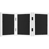 image:imageAmericanflat Hinged 8x10 Picture Frame with ShatterResistant Glass  Double Picture Frames with Engineered Wood  Signature Collection  Photo Frame for Tabletop Display  WhiteWhite