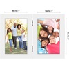 image:imageAmericanflat Hinged 8x10 Picture Frame with ShatterResistant Glass  Double Picture Frames with Engineered Wood  Signature Collection  Photo Frame for Tabletop Display  WhiteWhite