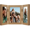 image:imageAmericanflat Hinged 8x10 Picture Frame with ShatterResistant Glass  Double Picture Frames with Engineered Wood  Signature Collection  Photo Frame for Tabletop Display  WhiteDark Oak