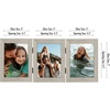 image:imageAmericanflat Hinged 8x10 Picture Frame with ShatterResistant Glass  Double Picture Frames with Engineered Wood  Signature Collection  Photo Frame for Tabletop Display  WhiteDriftwood