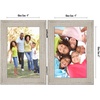 image:imageAmericanflat Hinged 8x10 Picture Frame with ShatterResistant Glass  Double Picture Frames with Engineered Wood  Signature Collection  Photo Frame for Tabletop Display  WhiteDriftwood