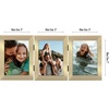 image:imageAmericanflat Hinged 8x10 Picture Frame with ShatterResistant Glass  Double Picture Frames with Engineered Wood  Signature Collection  Photo Frame for Tabletop Display  WhiteGold