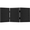 image:imageAmericanflat Hinged 8x10 Picture Frame with ShatterResistant Glass  Double Picture Frames with Engineered Wood  Signature Collection  Photo Frame for Tabletop Display  WhiteBlack