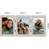 image:imageAmericanflat Hinged 8x10 Picture Frame with ShatterResistant Glass  Double Picture Frames with Engineered Wood  Signature Collection  Photo Frame for Tabletop Display  WhiteLight Wood