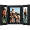 image:imageAmericanflat Hinged 8x10 Picture Frame with ShatterResistant Glass  Double Picture Frames with Engineered Wood  Signature Collection  Photo Frame for Tabletop Display  WhiteBlack