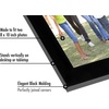 image:imageAmericanflat Hinged 8x10 Picture Frame with ShatterResistant Glass  Double Picture Frames with Engineered Wood  Signature Collection  Photo Frame for Tabletop Display  WhiteBlack