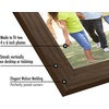 image:imageAmericanflat Hinged 8x10 Picture Frame with ShatterResistant Glass  Double Picture Frames with Engineered Wood  Signature Collection  Photo Frame for Tabletop Display  WhiteWalnut