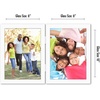 image:imageAmericanflat Hinged 8x10 Picture Frame with ShatterResistant Glass  Double Picture Frames with Engineered Wood  Signature Collection  Photo Frame for Tabletop Display  WhiteWhite