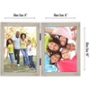 image:imageAmericanflat Hinged 8x10 Picture Frame with ShatterResistant Glass  Double Picture Frames with Engineered Wood  Signature Collection  Photo Frame for Tabletop Display  WhiteDriftwood