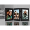 image:imageAmericanflat Hinged 8x10 Picture Frame with ShatterResistant Glass  Double Picture Frames with Engineered Wood  Signature Collection  Photo Frame for Tabletop Display  WhiteBlack