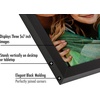 image:imageAmericanflat Hinged 8x10 Picture Frame with ShatterResistant Glass  Double Picture Frames with Engineered Wood  Signature Collection  Photo Frame for Tabletop Display  WhiteBlack