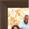 image:imageAmericanflat Hinged 8x10 Picture Frame with ShatterResistant Glass  Double Picture Frames with Engineered Wood  Signature Collection  Photo Frame for Tabletop Display  WhiteWalnut