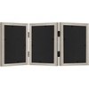 image:imageAmericanflat Hinged 8x10 Picture Frame with ShatterResistant Glass  Double Picture Frames with Engineered Wood  Signature Collection  Photo Frame for Tabletop Display  WhiteDriftwood