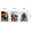 image:imageAmericanflat Hinged 8x10 Picture Frame with ShatterResistant Glass  Double Picture Frames with Engineered Wood  Signature Collection  Photo Frame for Tabletop Display  WhiteWhite