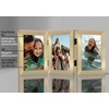 image:imageAmericanflat Hinged 8x10 Picture Frame with ShatterResistant Glass  Double Picture Frames with Engineered Wood  Signature Collection  Photo Frame for Tabletop Display  WhiteGold