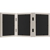 image:imageAmericanflat Hinged 8x10 Picture Frame with ShatterResistant Glass  Double Picture Frames with Engineered Wood  Signature Collection  Photo Frame for Tabletop Display  WhiteLight Wood