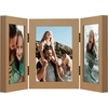 image:imageAmericanflat Hinged 8x10 Picture Frame with ShatterResistant Glass  Double Picture Frames with Engineered Wood  Signature Collection  Photo Frame for Tabletop Display  WhiteDark Oak