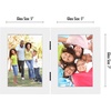 image:imageAmericanflat Hinged 8x10 Picture Frame with ShatterResistant Glass  Double Picture Frames with Engineered Wood  Signature Collection  Photo Frame for Tabletop Display  WhiteWhite